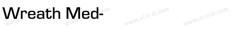 Wreath Med字体转换